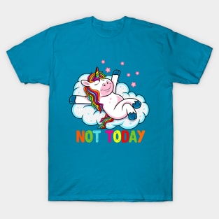 Lazy Unicorn Day T-Shirt